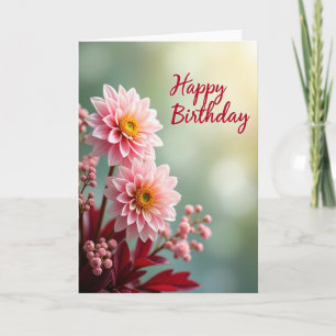 Pearl Bud Birthday Card