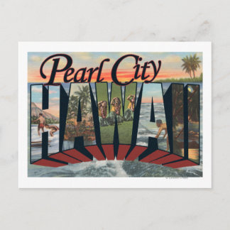 Pearl City, Hawaii - Large Letter Scenes Postcard