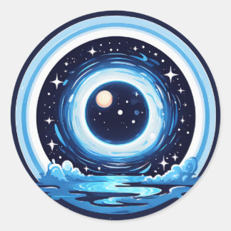 pearl classic round sticker