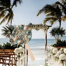 Pearl Coastal Elegance Fans