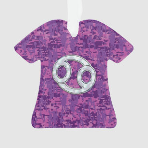 Pearl comme cancer Symbole Zodiaque sur Camo numér