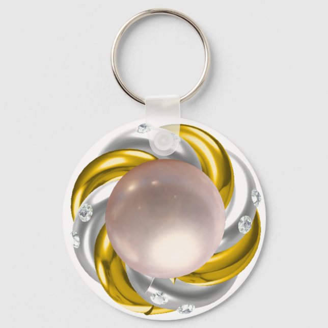 PEARL & DIAMONDS KEYCHAIN (Front)