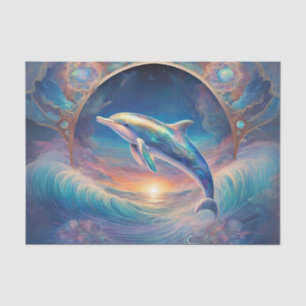 Pearl Essence Dolphin Decoupage Tissue Paper
