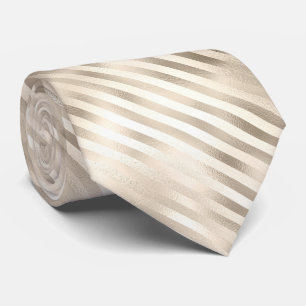 Pearl Foil Stripes Tie