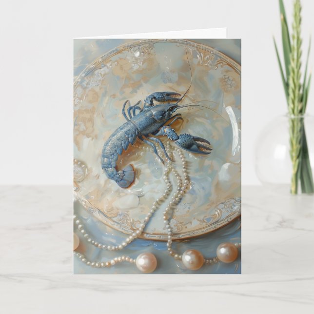 Pearl - Folded Greeting Card (Front)