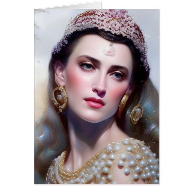 Pearl Goddess All Occasions Greeting Card (Front)
