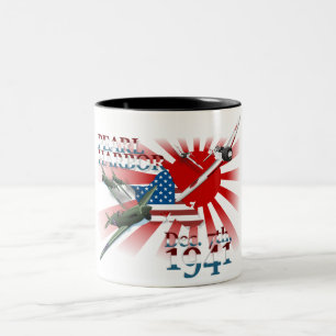 Pearl Habor Dec. 7th, 1941 Two-Tone Coffee Mug