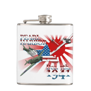 Pearl Habor December 7, 1941 Flask