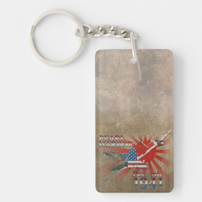 Pearl Habor December 7, 1941 Keychain (Front)