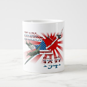 Pearl Habor December 7, 1941 Large Coffee Mug
