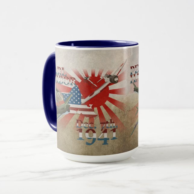 Pearl Habor December 7, 1941 Mug (Front Left)