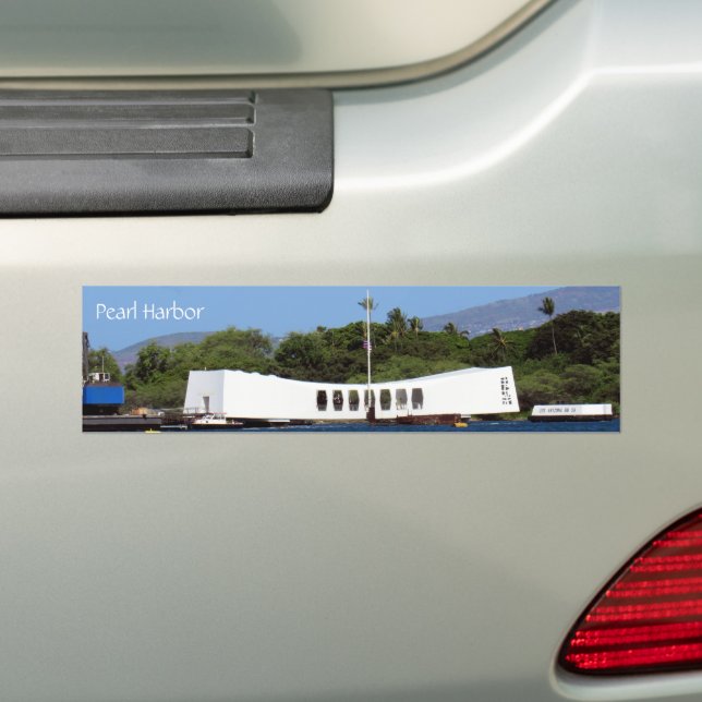pearl harbour bumper sticker (On Car)