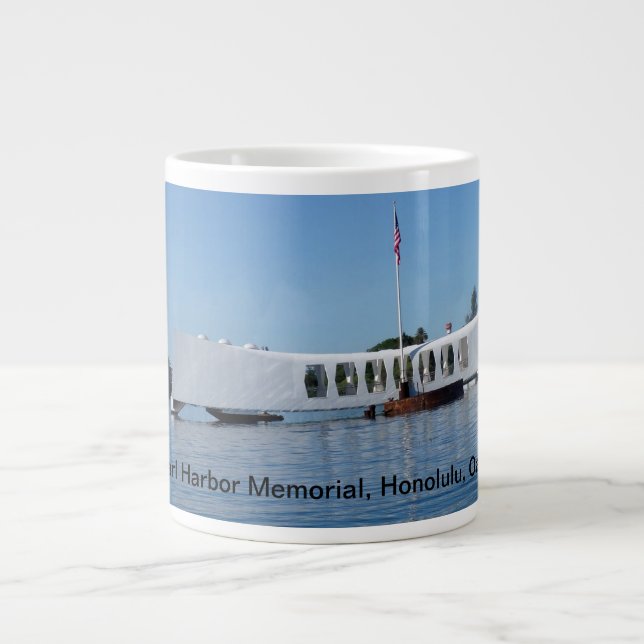 Pearl Harbour Memorial Large Coffee Mug (Front)
