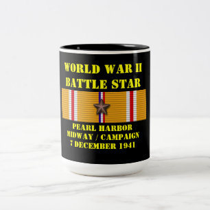 Pearl Harbour / Midway Campaign Two-Tone Coffee Mug