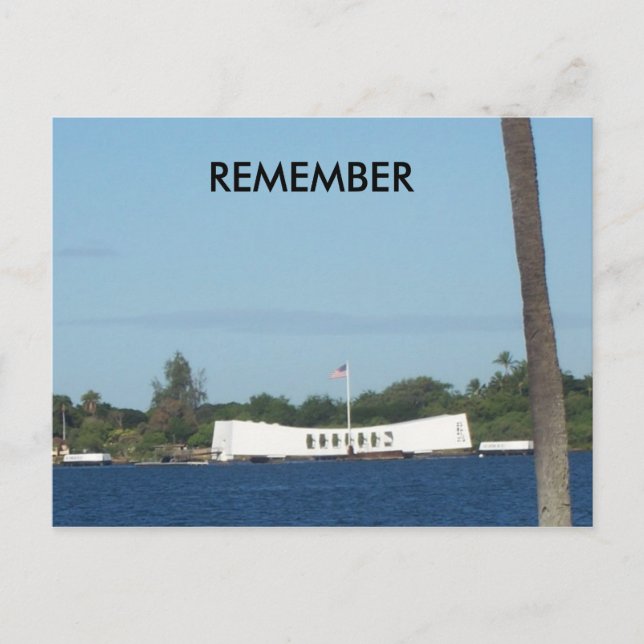 Pearl Harbour post card (Front)