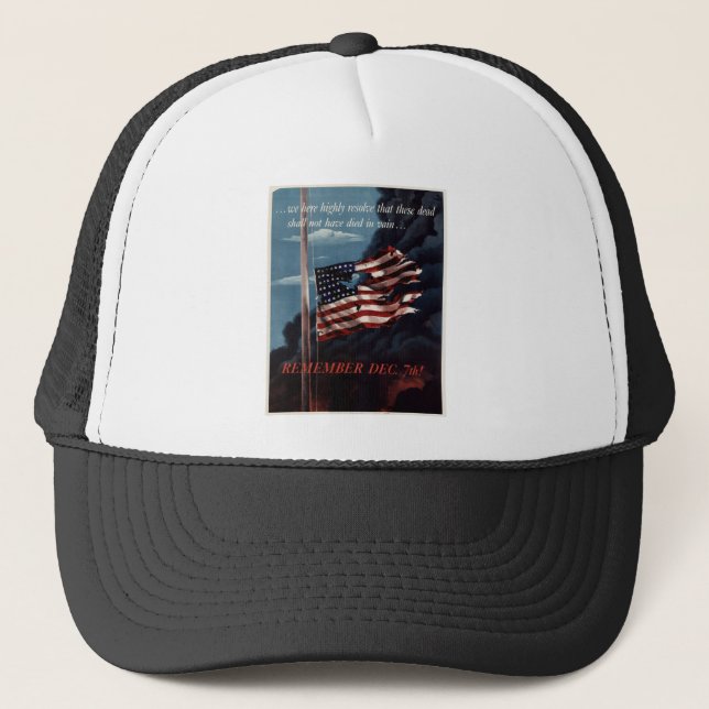 Pearl Harbour Trucker Hat (Front)