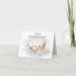 Pearl In Seashell Sympathy Thank You from Family Card