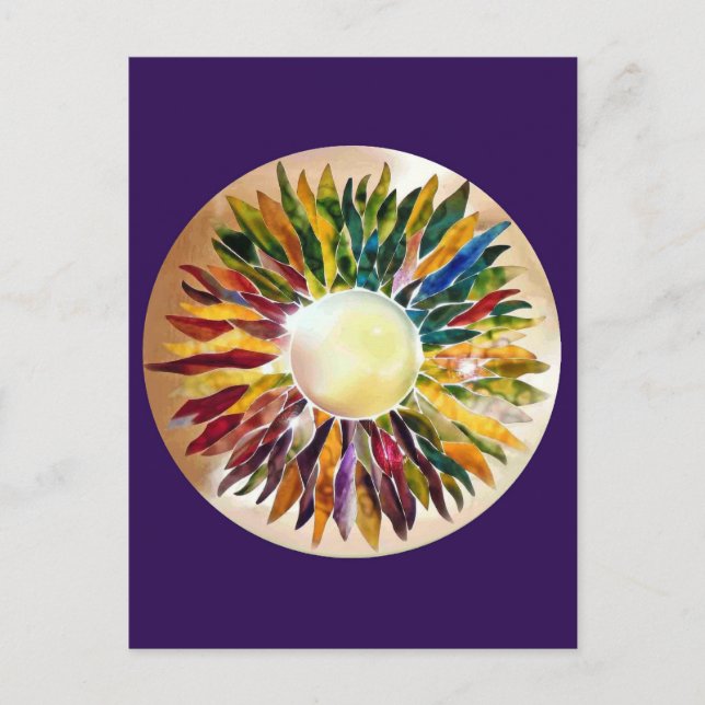 Pearl Leaves Anniversary Artist Postcard (Front)