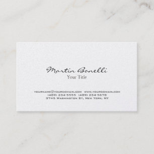 Pearl Modern Chic Trendy Business Card