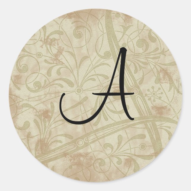 Pearl Monogram Envelope Seal (Front)