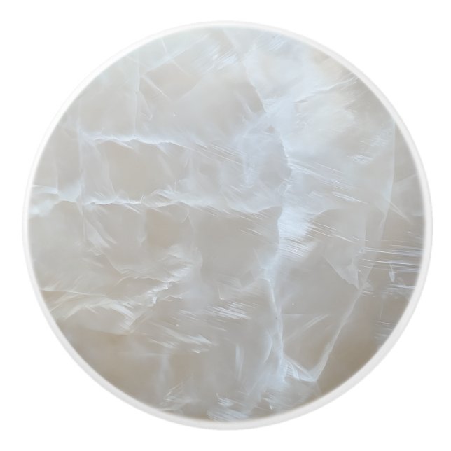 Pearl Nacre Pattern Ceramic Knob (Front)