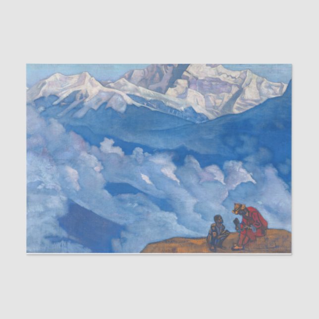 Pearl of Searching by Nicholas Roerich Tissue Paper (Front)