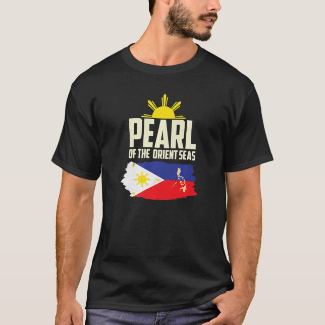 Pearl of the Orient Seas Philippines Filipino Orig T-Shirt (Front)