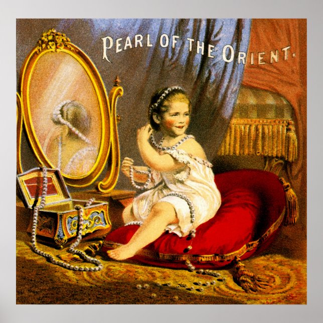 Pearl of the Orient tobacco Poster (Front)