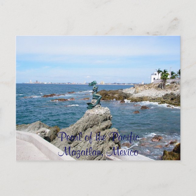 Pearl of the Pacfic, Mazatlan, Mexico Postcard (Front)