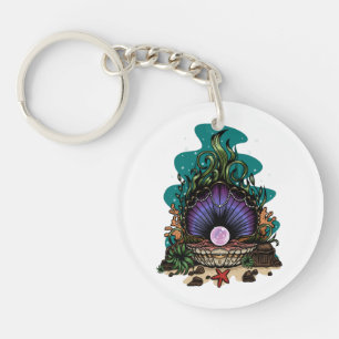 Pearl Of The Sea Keychain
