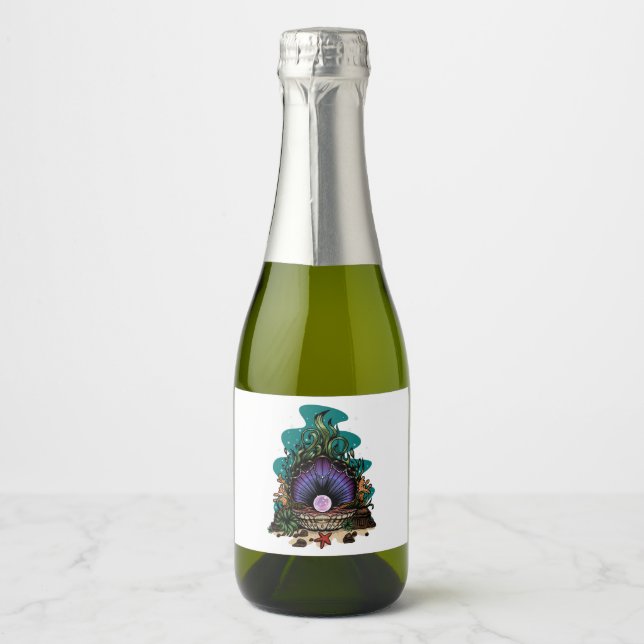Pearl Of The Sea Sparkling Wine Label (Front)