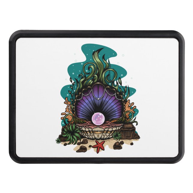 Pearl Of The Sea Trailer Hitch Cover (Front)