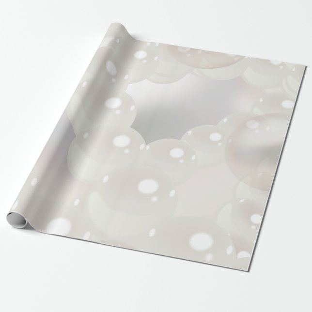 Pearl Pattern  Wrapping Paper (Unrolled)