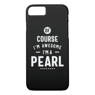 Pearl Personalized Name Birthday Case-Mate iPhone Case
