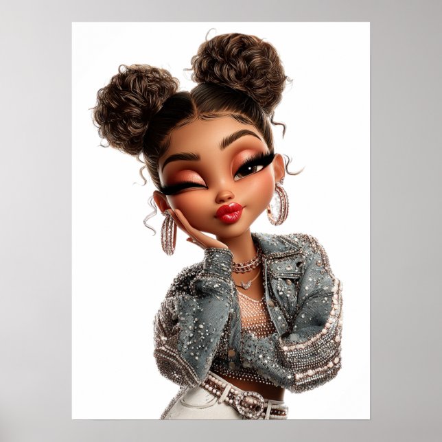 Pearl Pout Print, Value Poster Paper (Semi-Gloss) (Front)