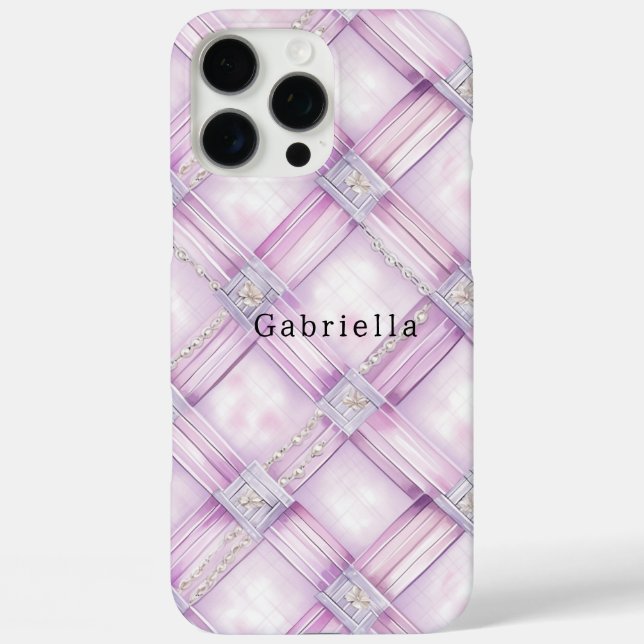 Pearl Purple Pink   Case-Mate iPhone Case (Back)