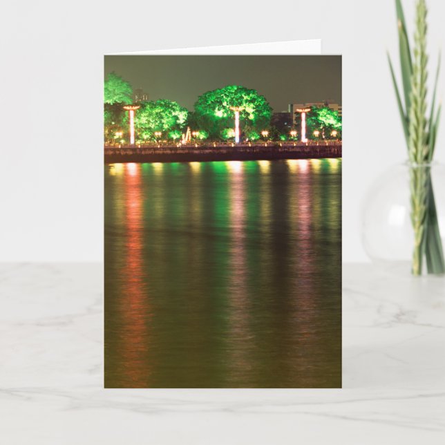 Pearl River Reflections Greeting Card (Front)