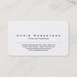 Pearl Rounded Corner Charming Business Card