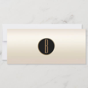 Pearl Shimmer Gold Glam Monogram Gift Certificate