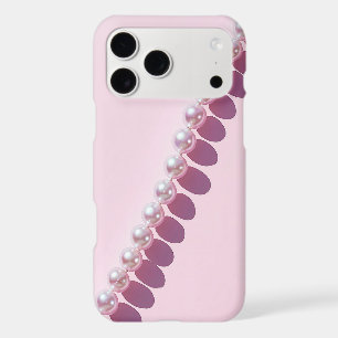 Pearl Strand iPhone Case   Pink Coquette