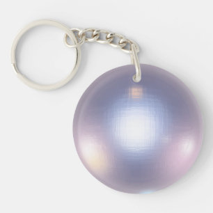 Pearl Style Bling Look Keychain