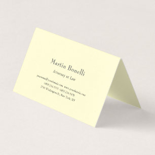 Pearl Unique Classical Personalized Custom Cream Business Card