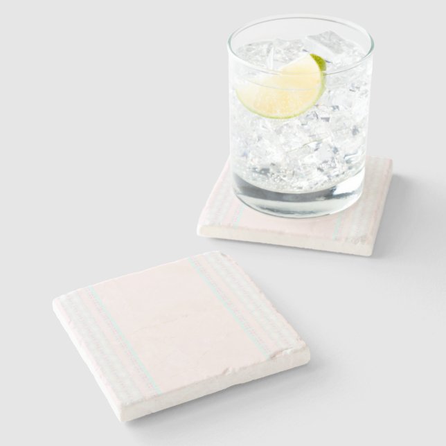 Pearl Whisper Stone Coaster (Side)