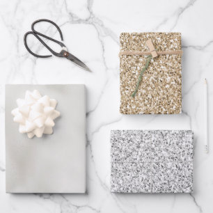 Pearl White Luxe    Wrapping Paper Sheet