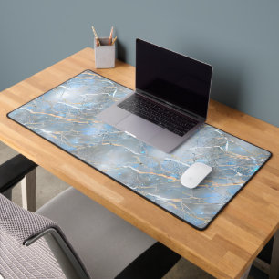 Pearlescent Marble Stone Desk Mat