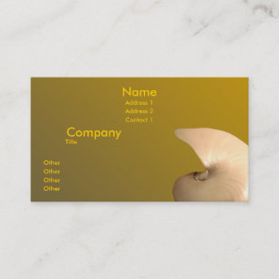 Pearlized Nautilus Business Card