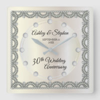 Pearls and Diamonds 30th Wedding Anniversary