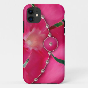 Pearls and Pink Petals iPhone 11 Case