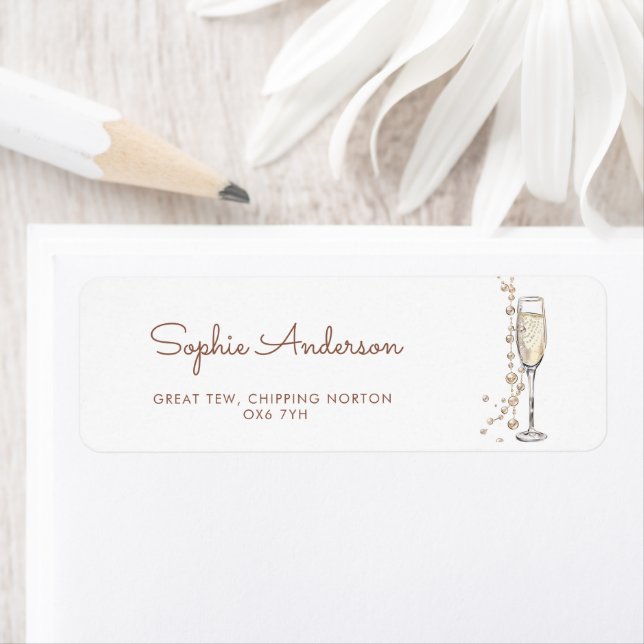 Pearls And Prosecco Bridal Shower Address (Insitu)