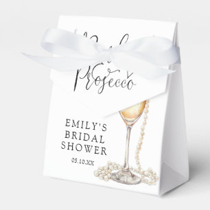 Pearls And Prosecco Bridal Shower Favor Box
